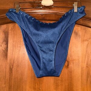 Good American Swim Denim Rinse Bikini Bottom – Size 2XL – New With Tags